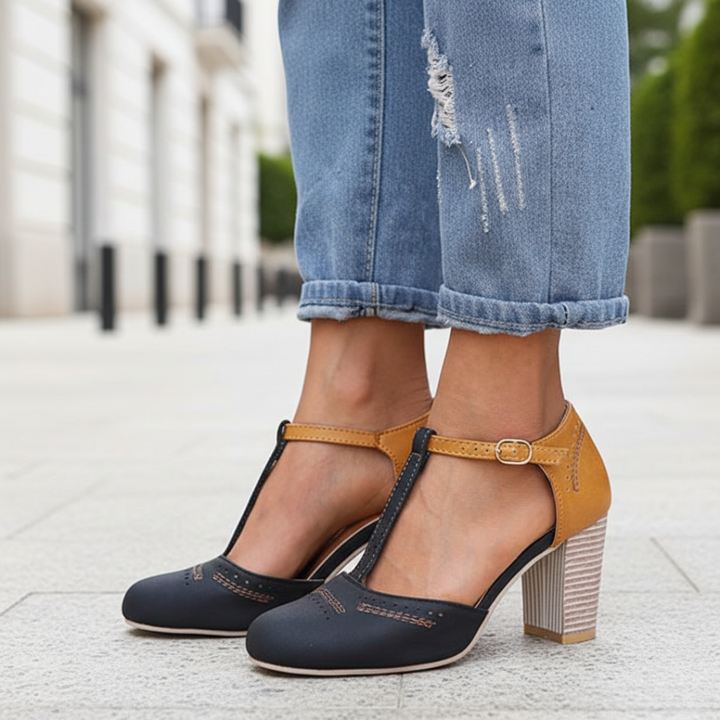 Scarpe Donna Tacco Ortopediche in Materiale Selezionato