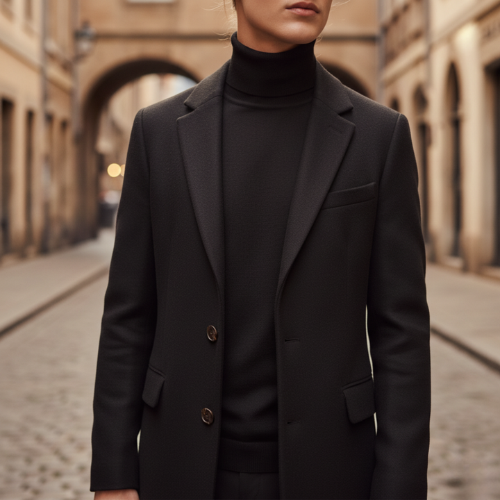 Cappotto Uomo Invernale Revers a Tacco