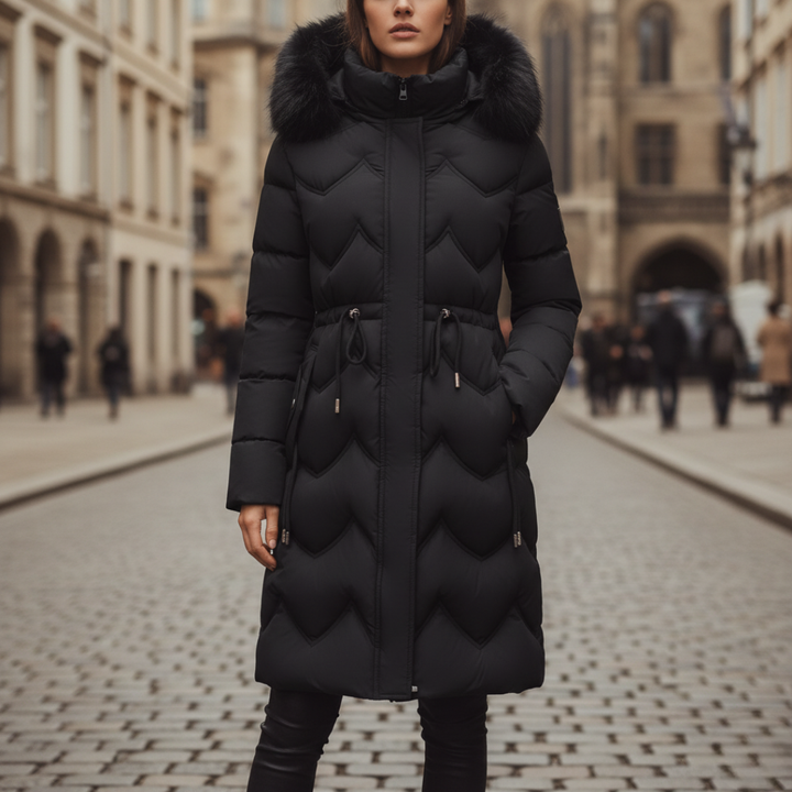 Giacca Piumino Donna Invernale Impermeabile con Cappuccio