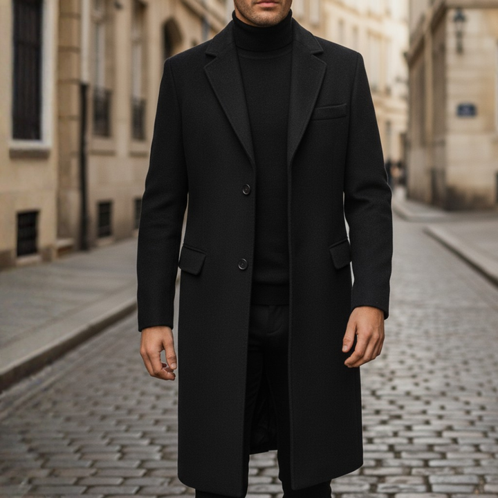 Cappotto Uomo in Tessuto con Taschino