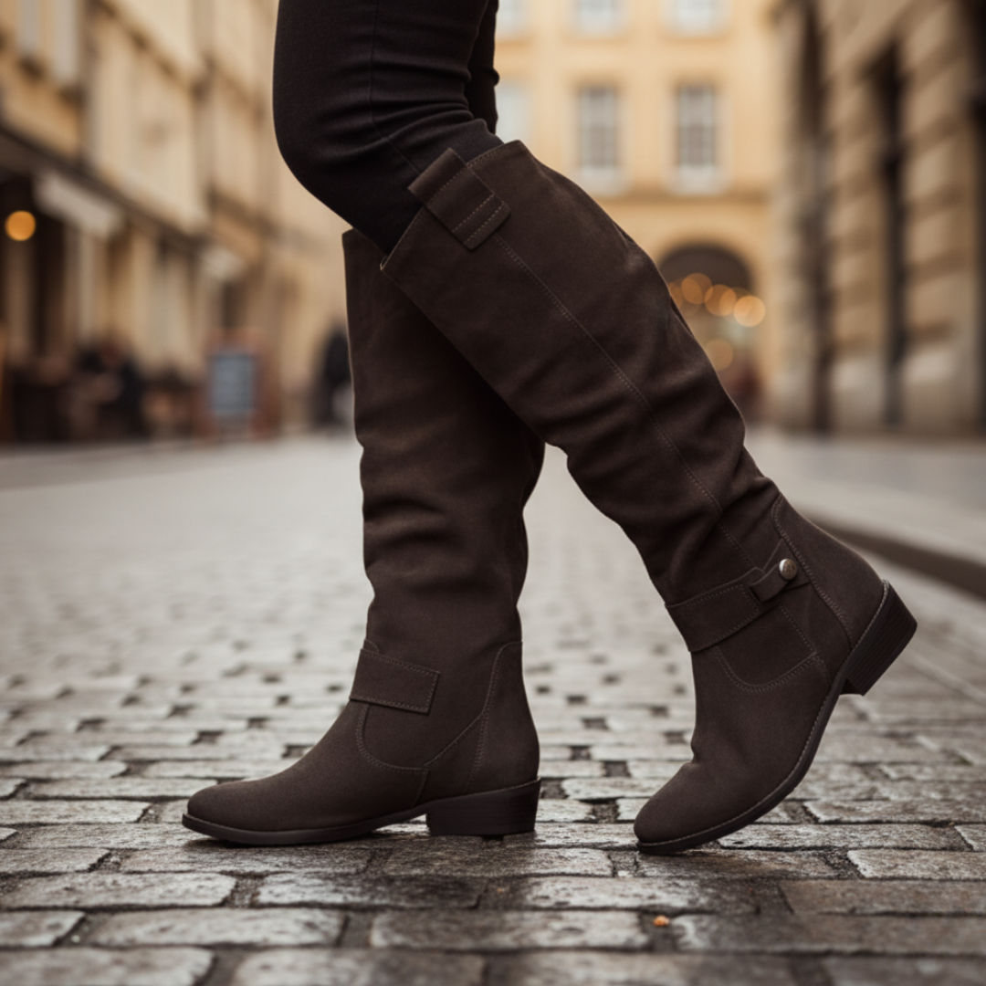 Stivali Donna in Ecopelle con Zip