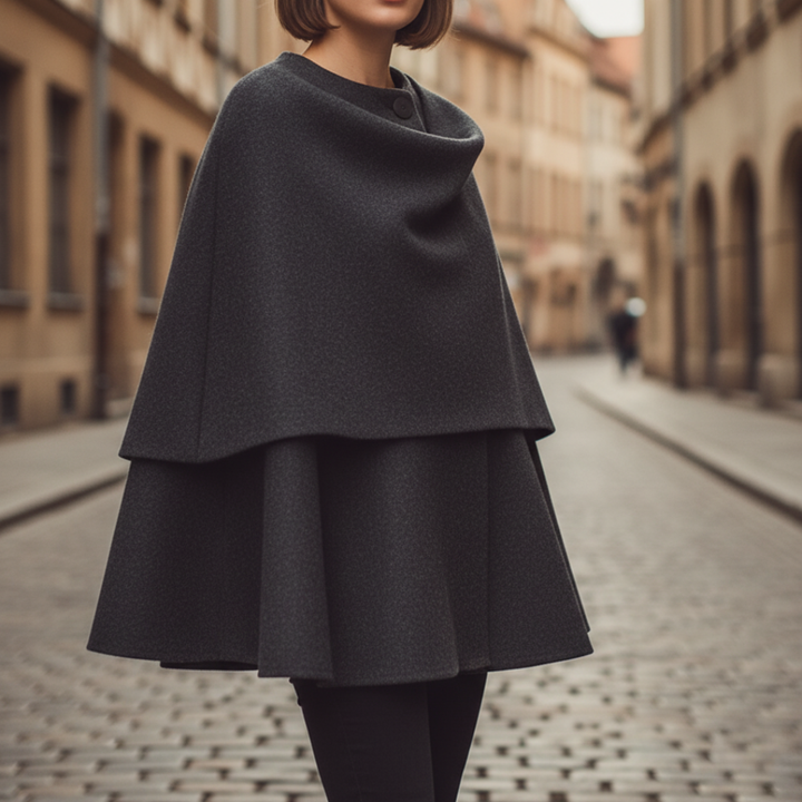 Giacca Donna Lana Cashmere Corta con Sciarpa