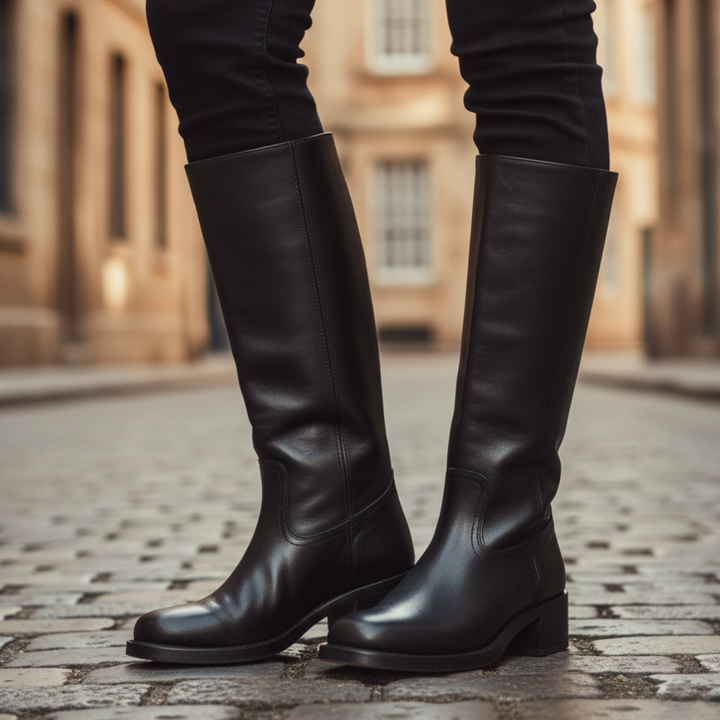 Stivali Donna con Tacco Basso