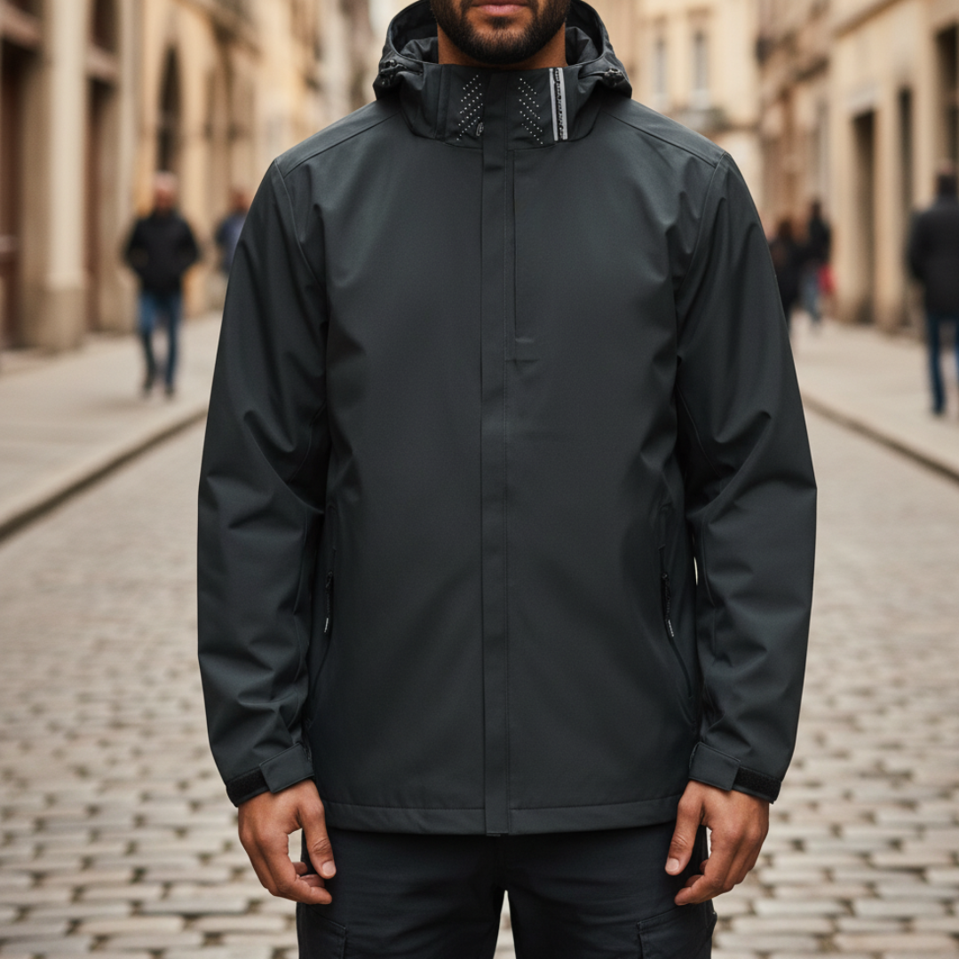 Giacca outdoor da uomo resistente all'acqua traspirante