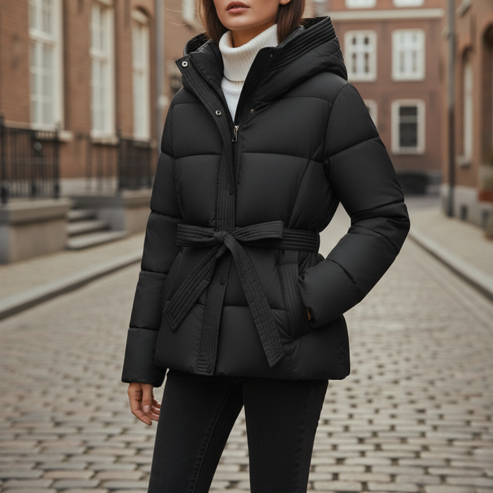 Piumino Donna Cappuccio Antivento