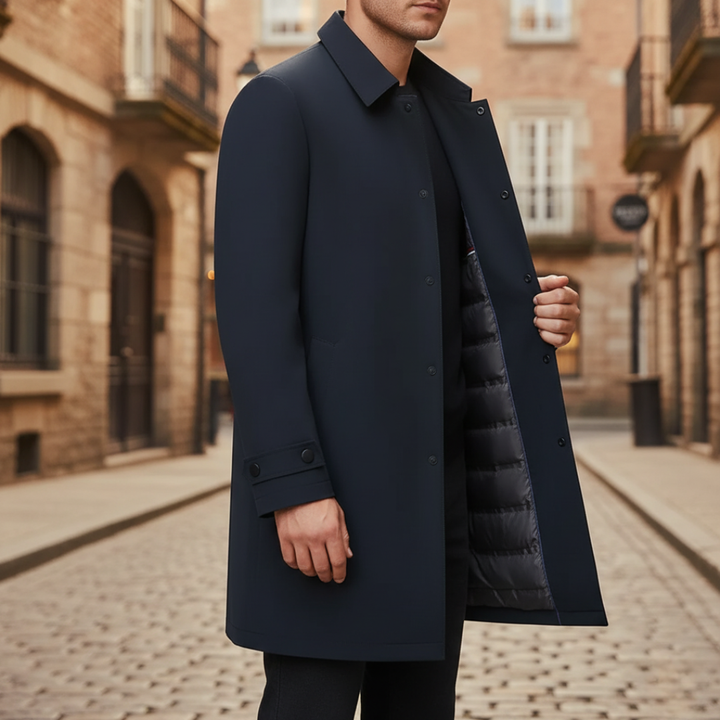 Cappotto Uomo in con Bottoni