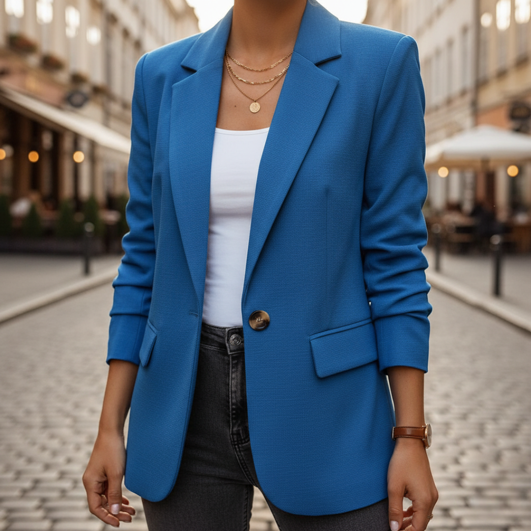Blazer Donna in Tessuto con Bottoni