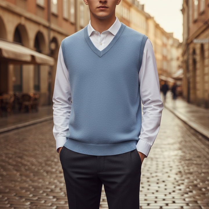 Gilet Uomo con Collo a V