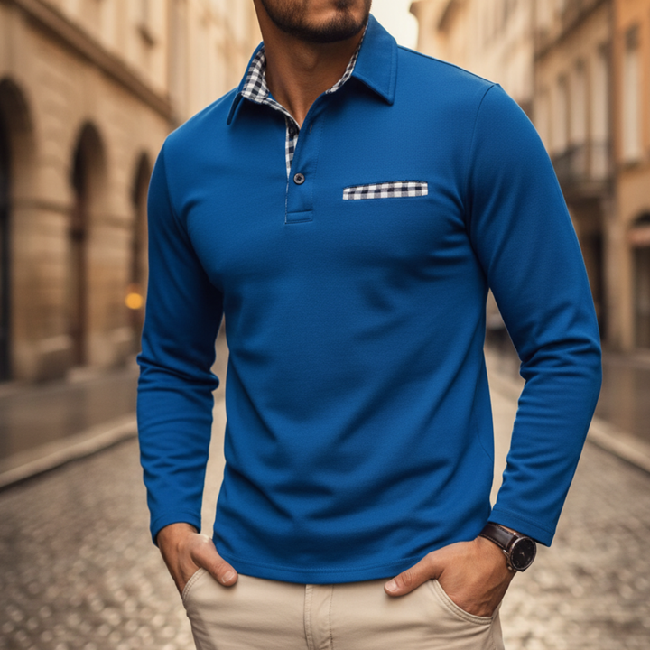 Polo uomo lunga manica