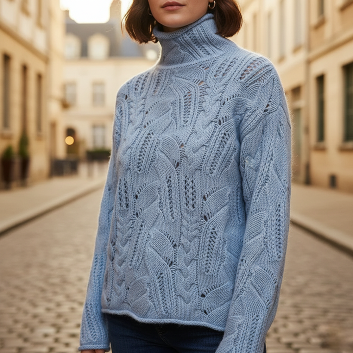 Maglione Donna con Collo Alto