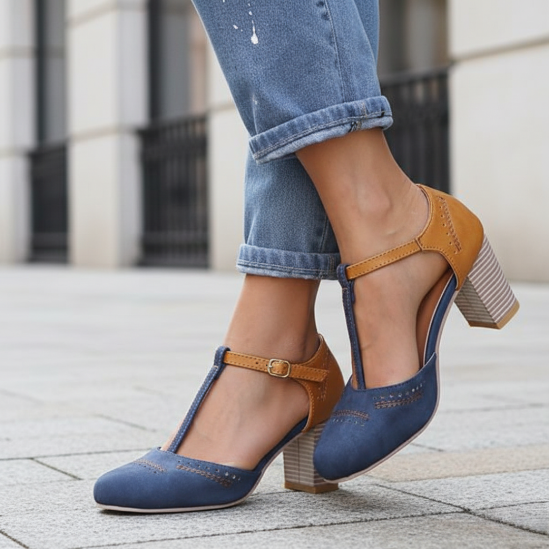 Scarpe Donna Tacco Ortopediche in Materiale Selezionato