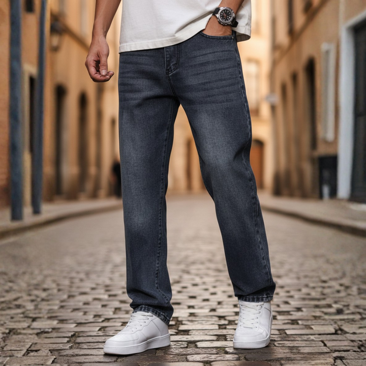 Jeans Uomo Denim Materiale Comfort