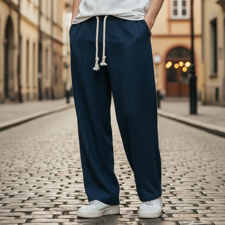 Pantaloni Uomo Con Coulisse