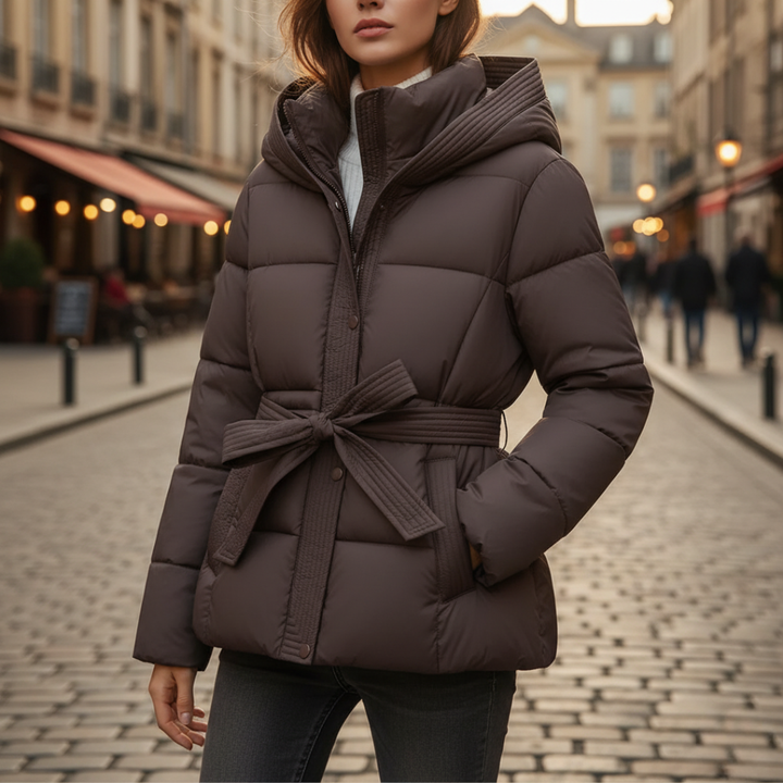 Piumino Donna Cappuccio Antivento