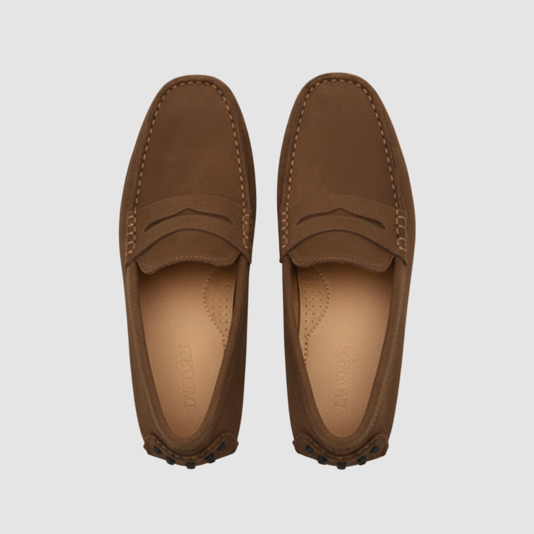 Mocassini uomo in pelle scamosciata