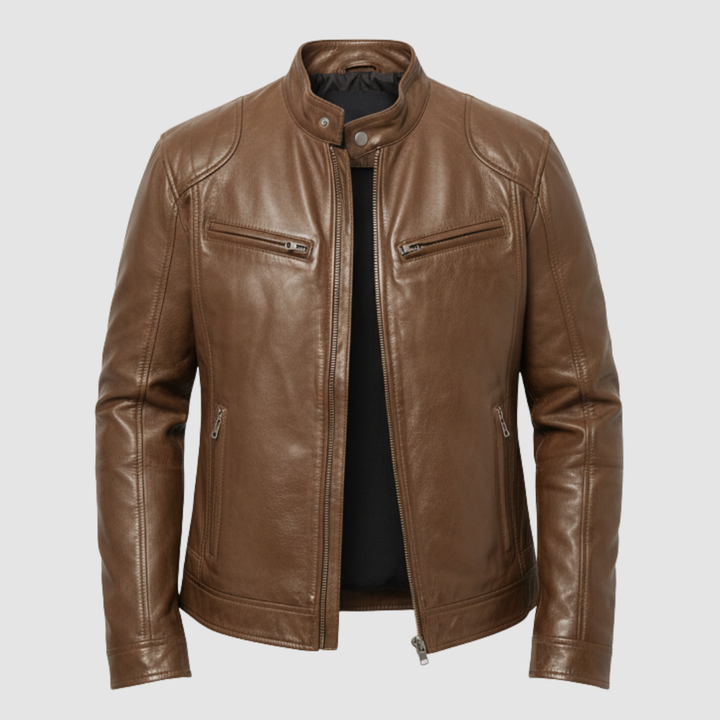 Giacca in pelle da uomo