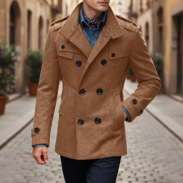 Cappotto Uomo Doppiopetto in con Bottoni