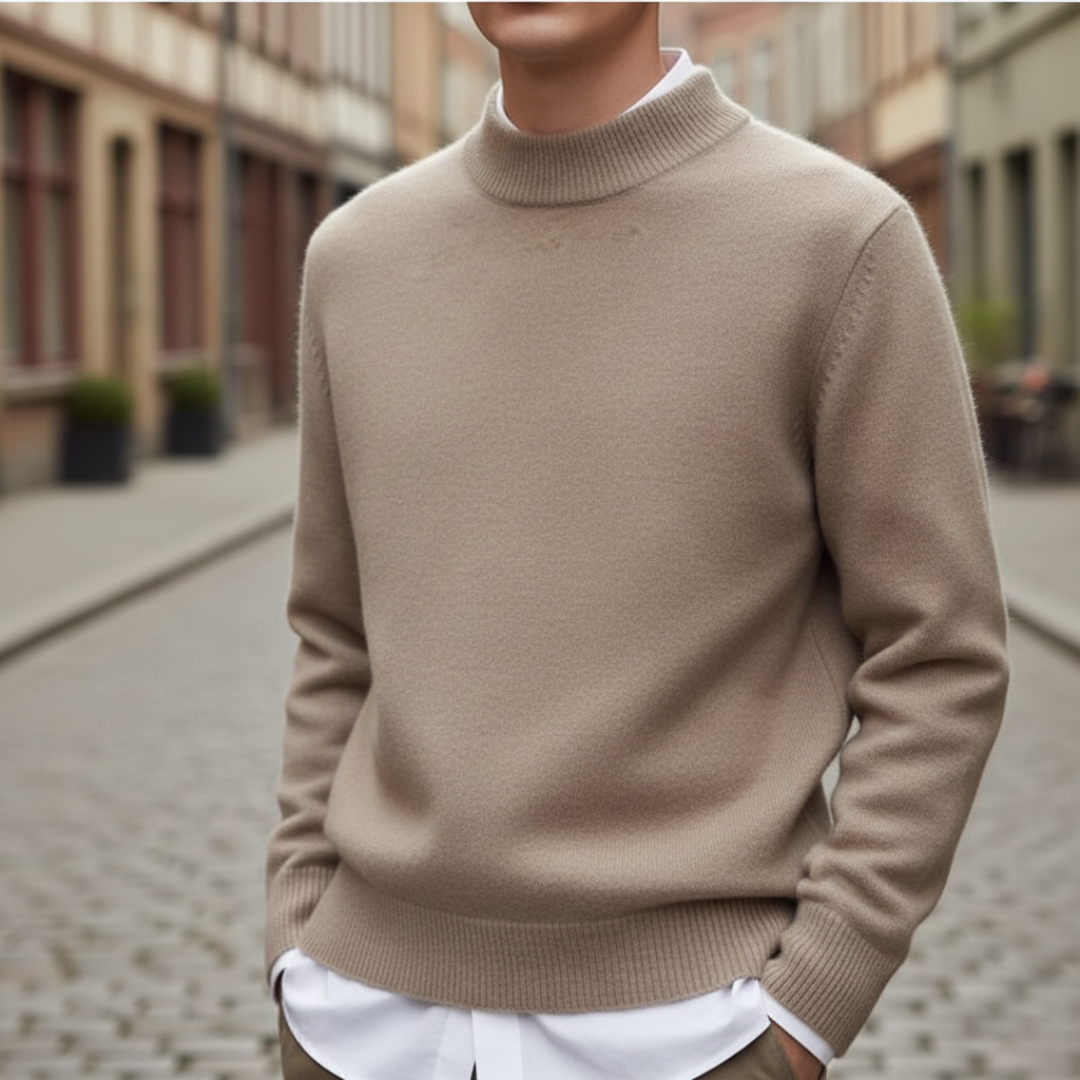 Maglione da uomo a collo alto