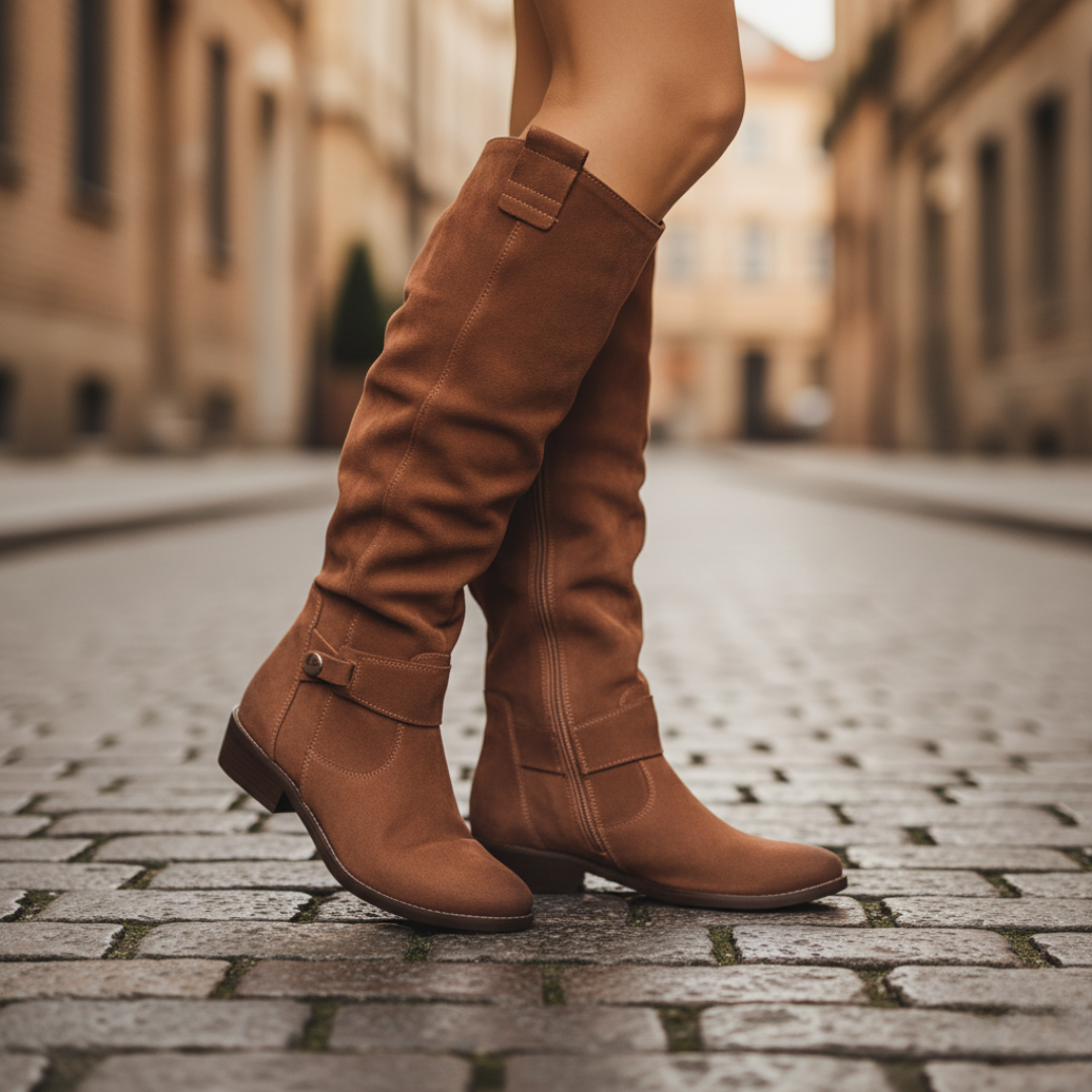 Stivali Donna in Ecopelle con Zip