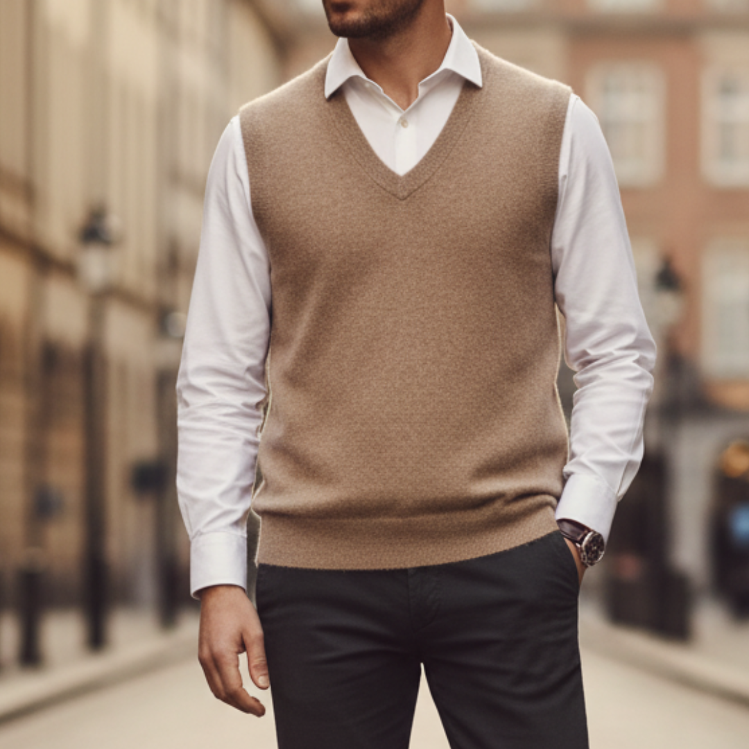 Gilet Uomo con Collo a V