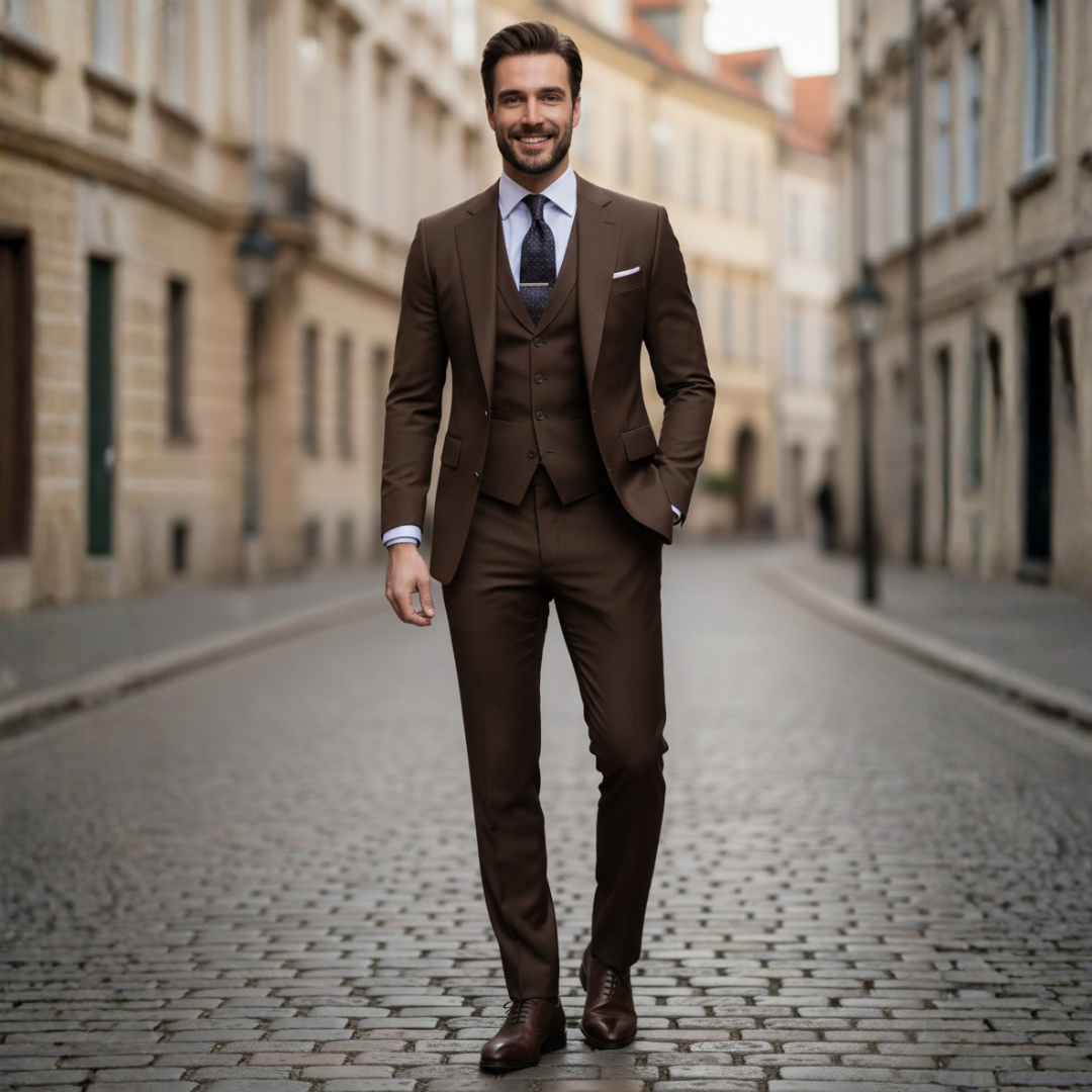 Completo Uomo Giacca Pantaloni Slim Fit