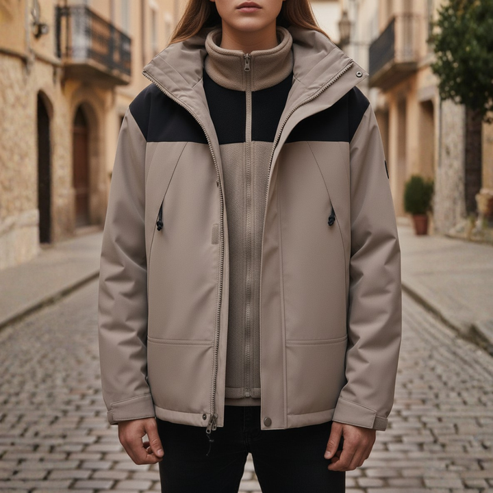 Giacca Donna Impermeabile con Cappuccio