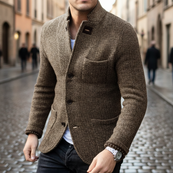 Giacca Uomo Slim Fit Tessuto Resistente