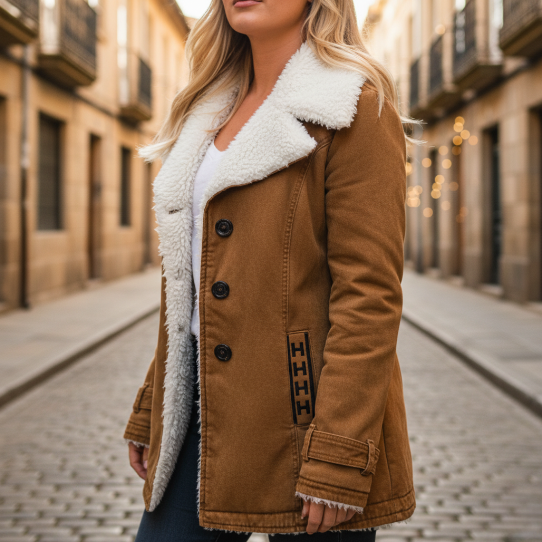 Giacca Donna Invernale con Colletto in Pelliccia – Giacca Calda e Comoda