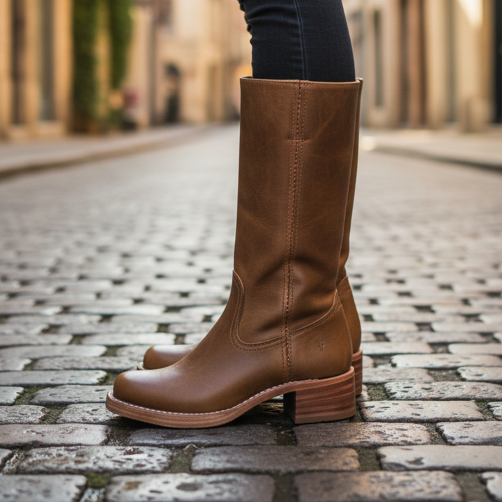 Stivali Donna con Tacco Basso