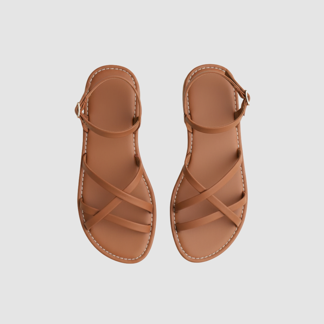 Sandali da donna con cinturino incrociato