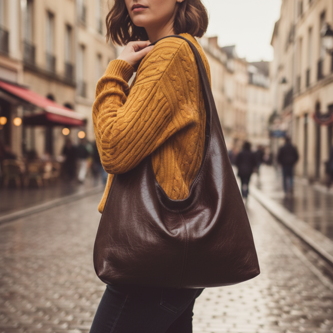 Borsa Spalla Donna Pelle Sintetica Hobo Grande