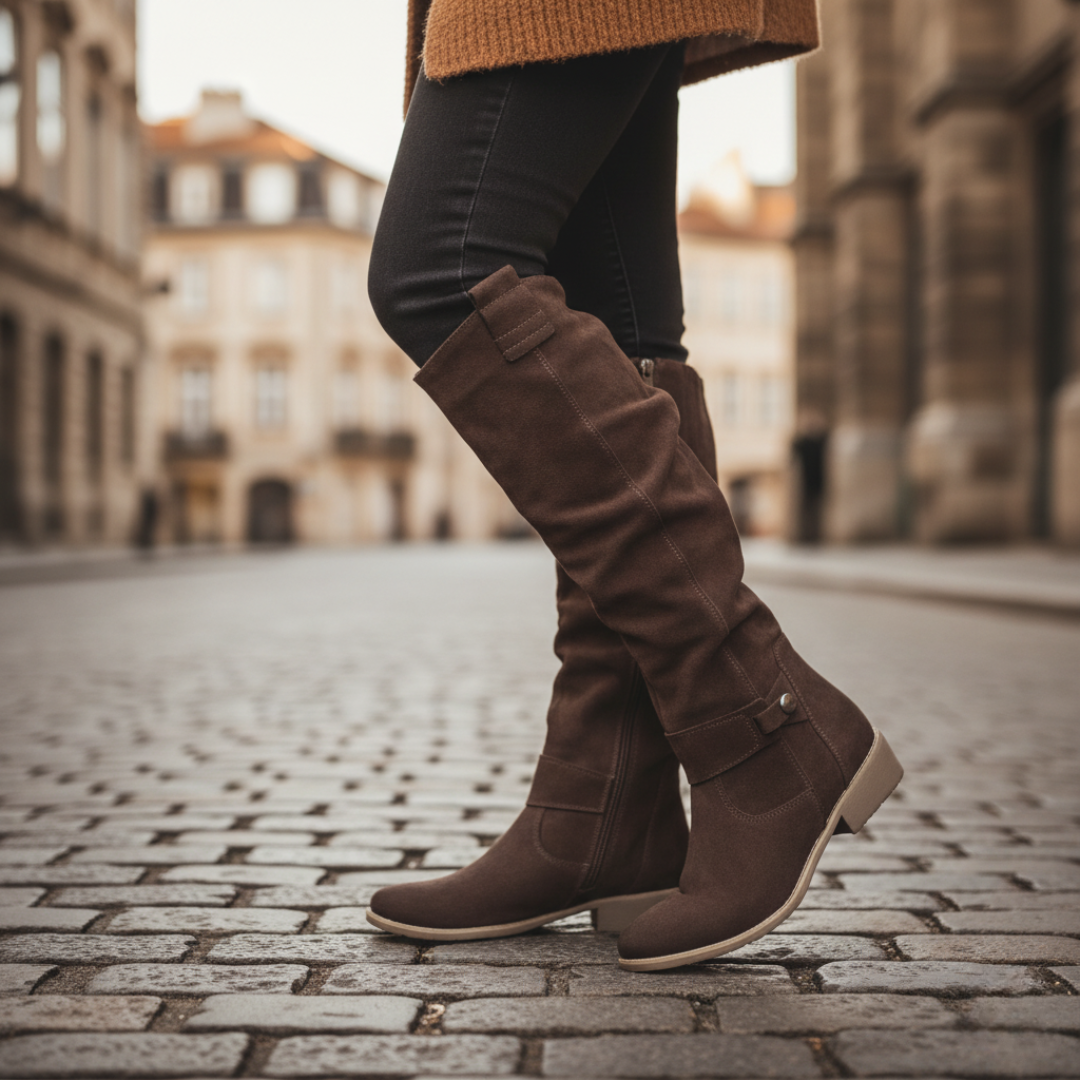 Stivali Donna in Ecopelle con Zip