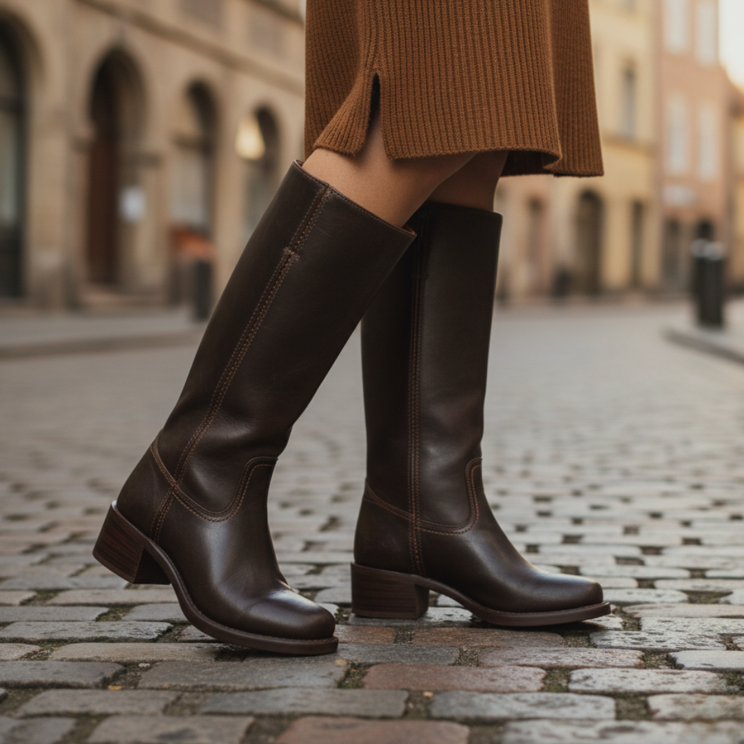 Stivali Donna con Tacco Basso