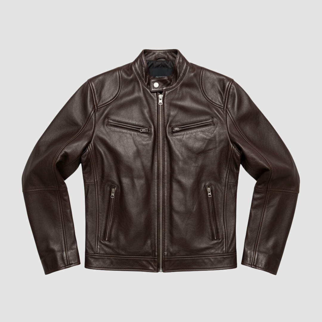 Giacca in pelle da uomo