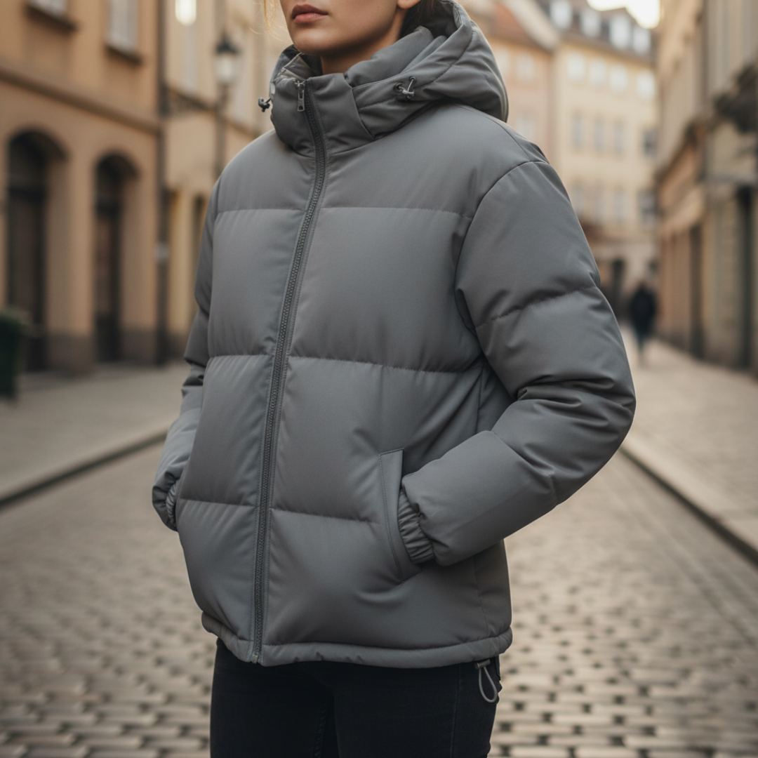 Giacca Unisex Piumino Cappuccio