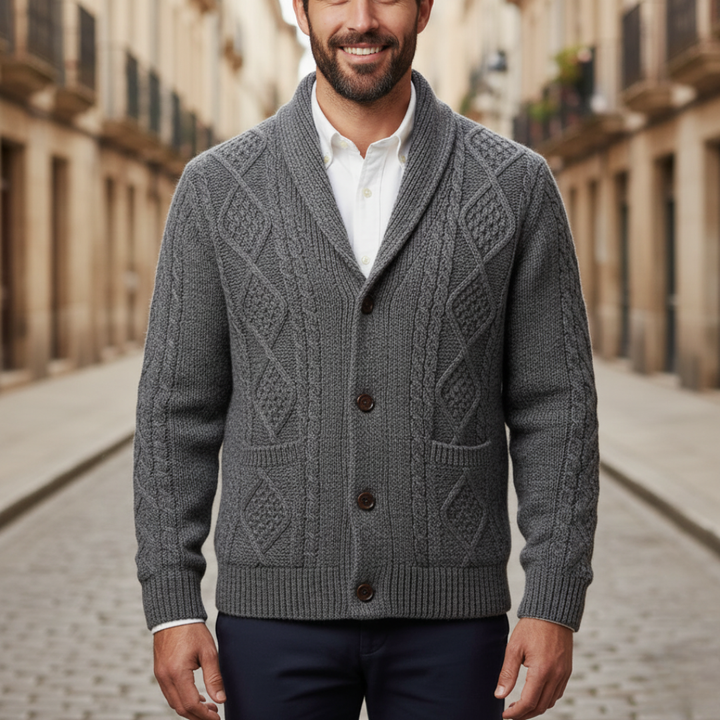 Cardigan Uomo con Bottoni