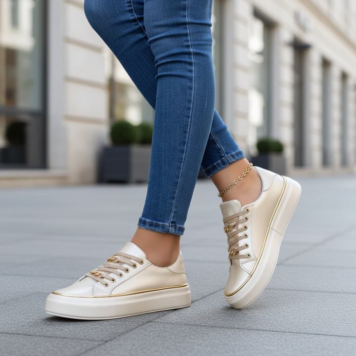 Damen Sneaker Orthopädisch Synthetisches Material