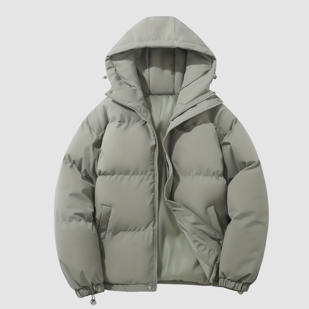 Giacca Piumino con Cappuccio da Donna