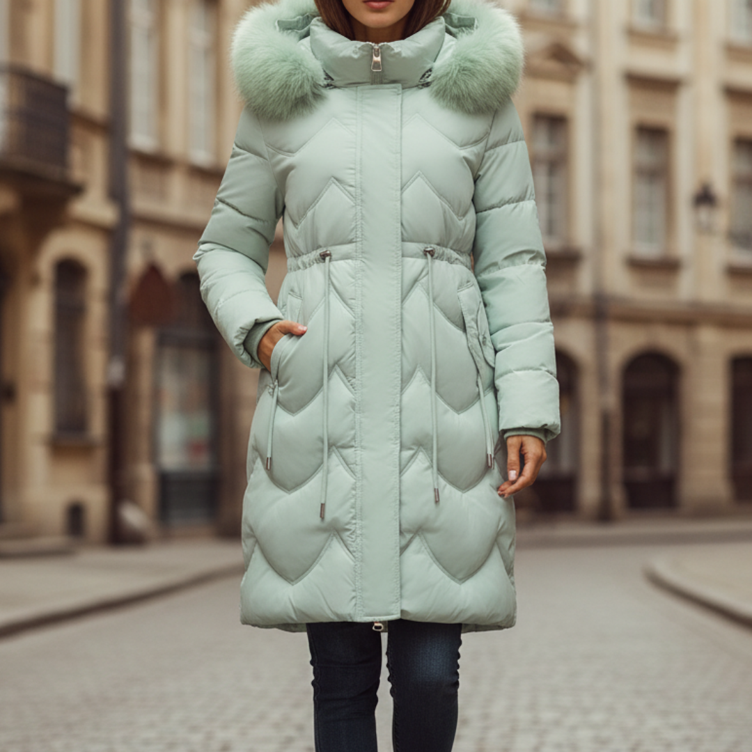 Giacca Piumino Donna Invernale Impermeabile con Cappuccio