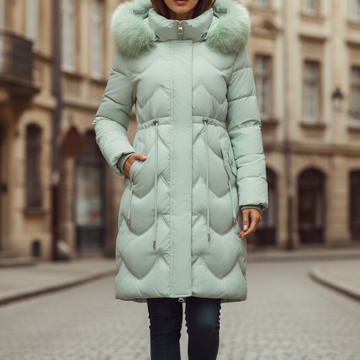 Giacca Piumino Donna Invernale Impermeabile con Cappuccio