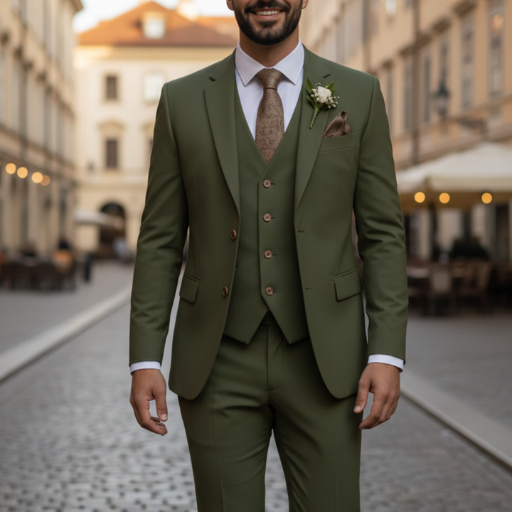 Completo Uomo Giacca Pantaloni Slim Fit