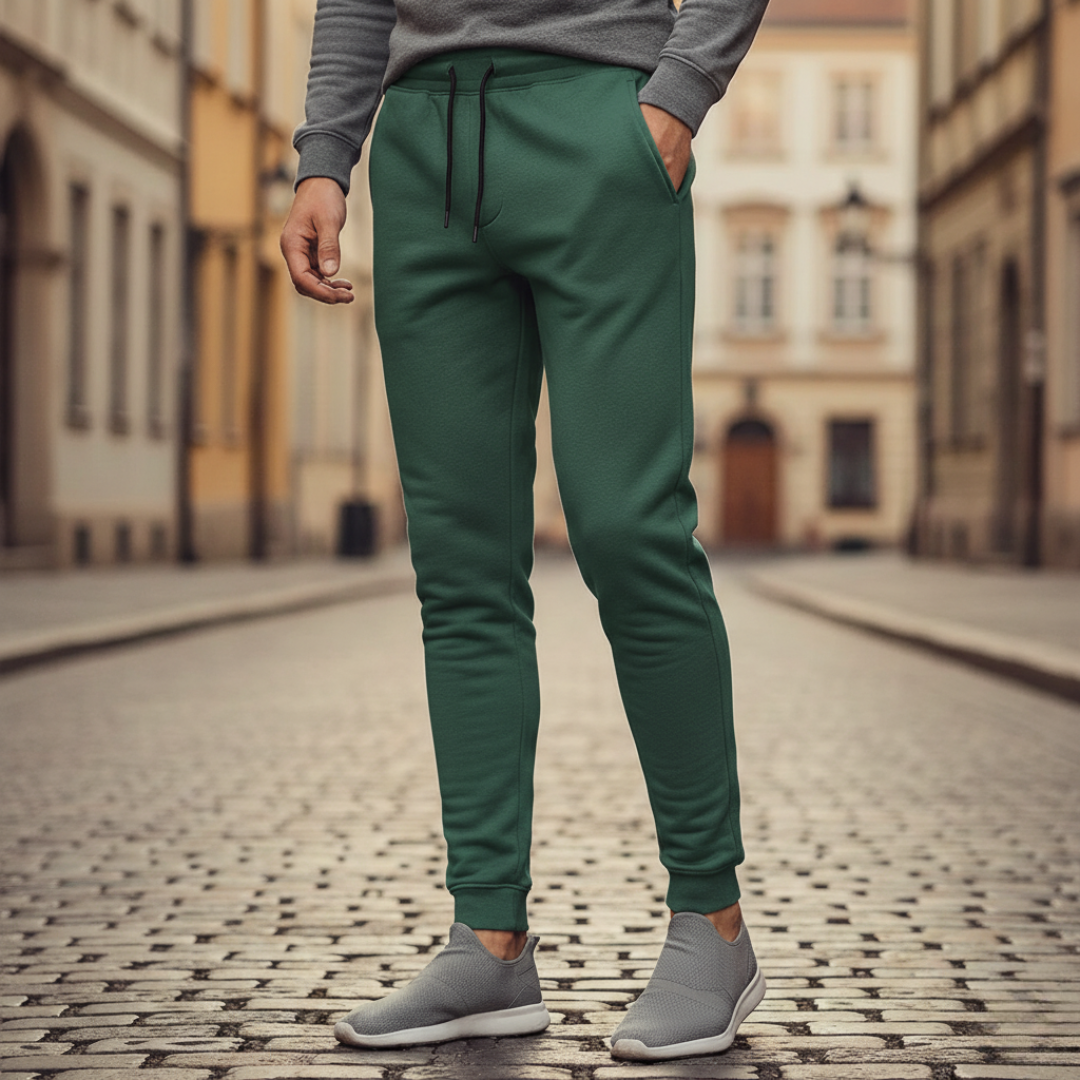 Pantaloni Uomo Camo Verde Sportivi