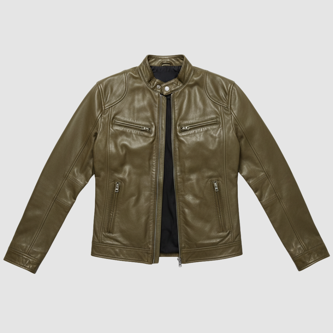 Giacca in pelle da uomo