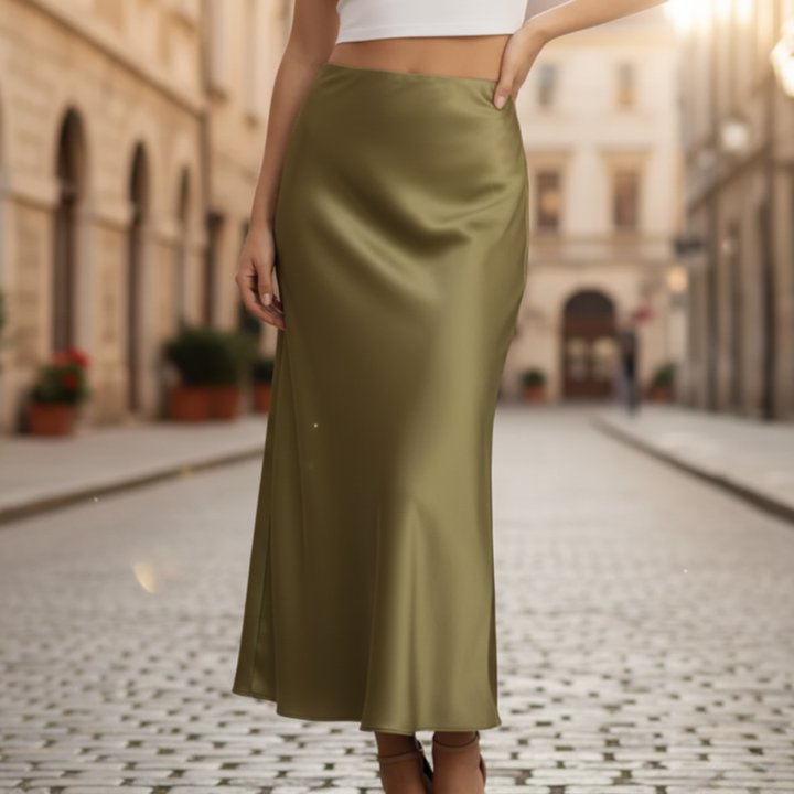 Gonna Lunga Donna Satinata