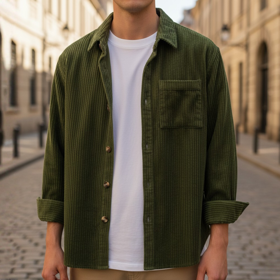 Camicia Uomo a Righe Casual