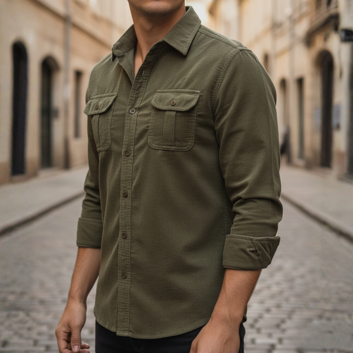 Camicia uomo con tasche