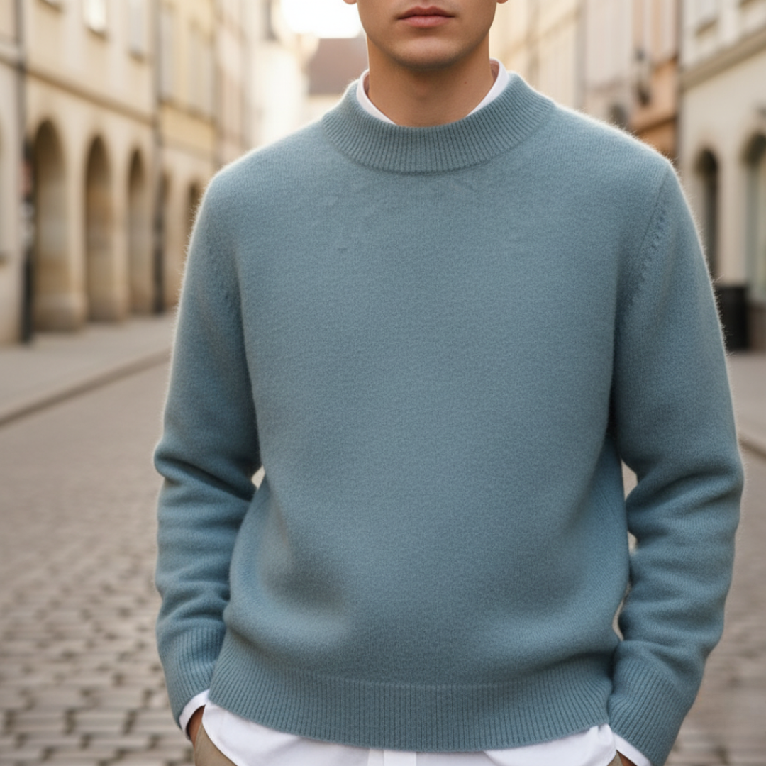 Maglione da uomo a collo alto