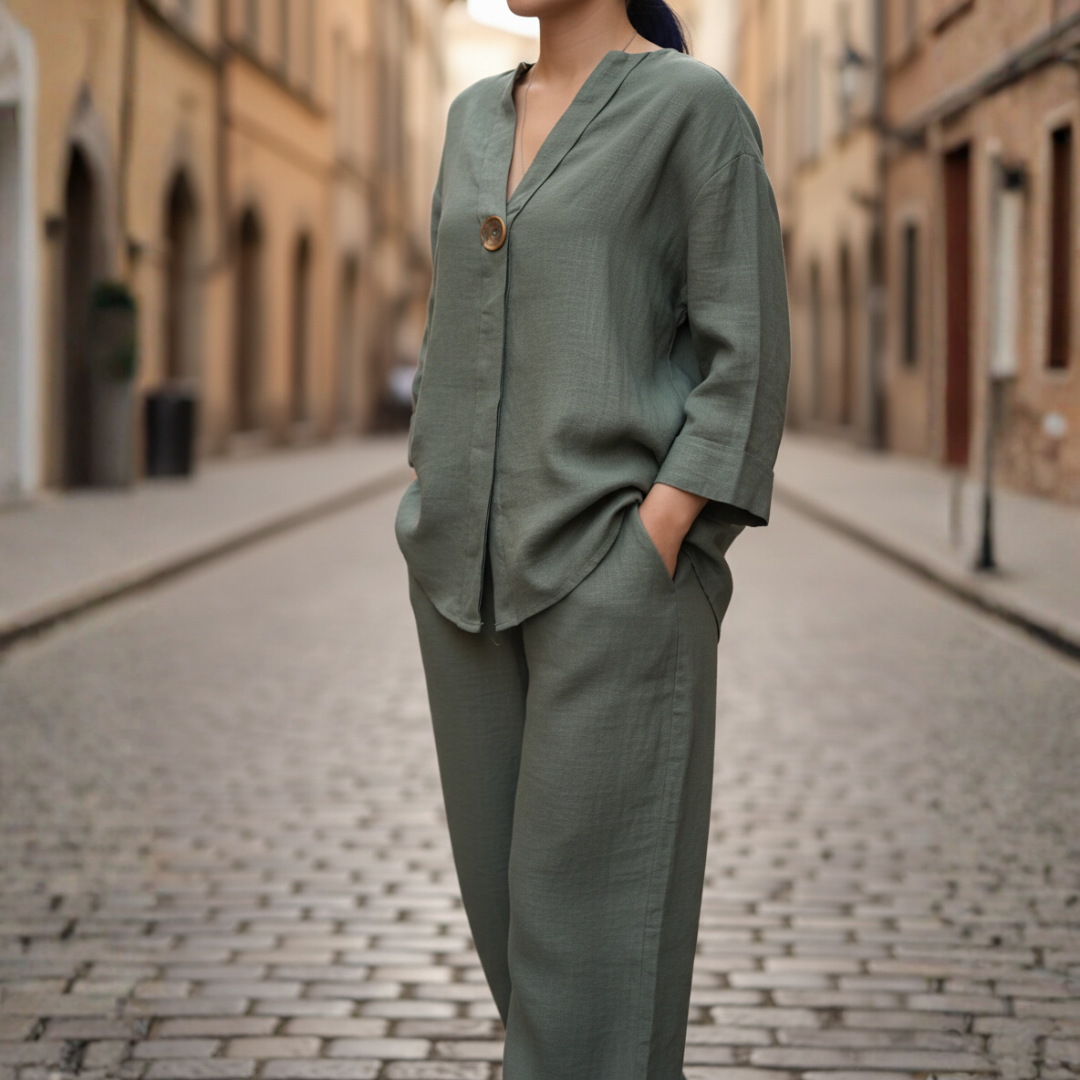 Completo Donna Lino Estivo