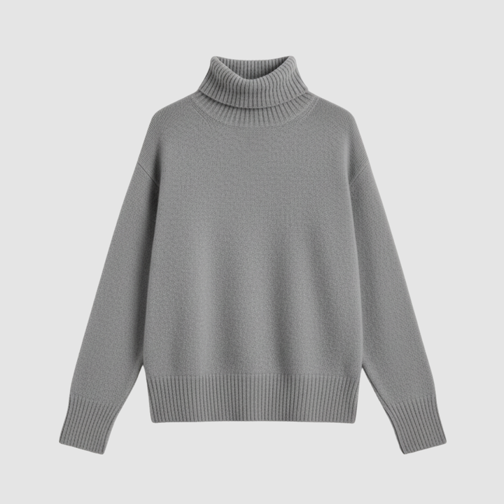 Maglione dolcevita da donna in cashmere