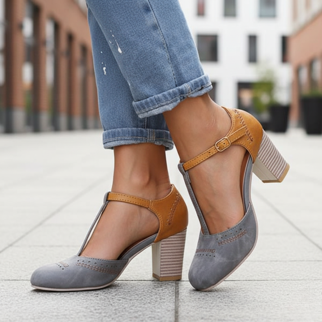 Scarpe Donna Tacco Ortopediche in Materiale Selezionato